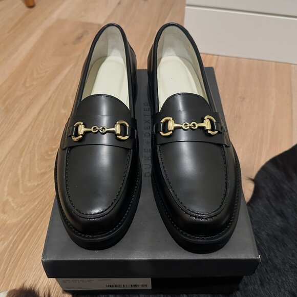 Duke + Dexter Wilde Black Bit Loafer – Women’s (UK 7 / US 9 / EU 40) - Picture 2 of 3